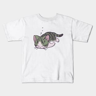 I draw pink pastel sleepy chi the kitten 4 / Chi's sweet home Kids T-Shirt